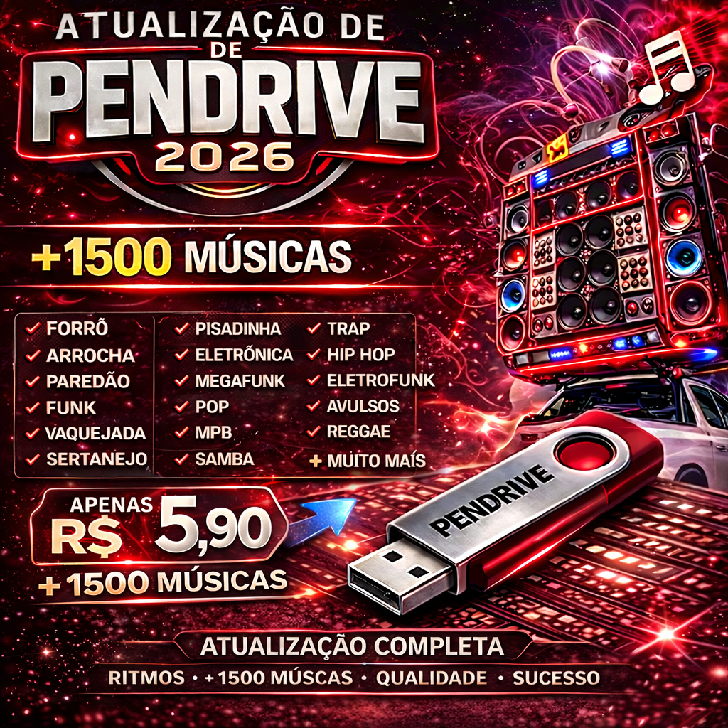 🔥 ATUALIZAÇÃO DE PENDRIVE 2026 – COMPLETA E ATUALIZADA