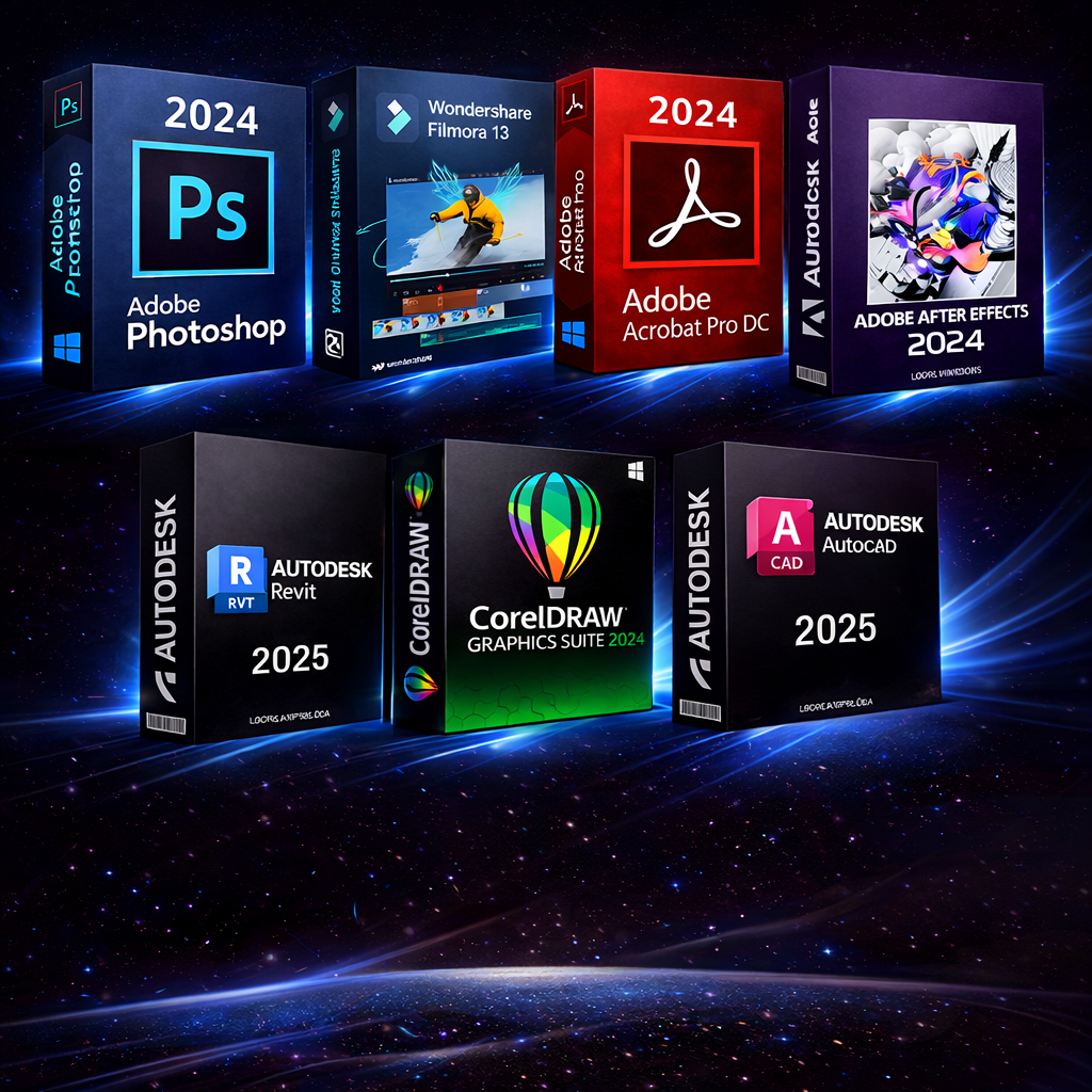 Pacote Completo de Softwares Profissionais - Vitalícios